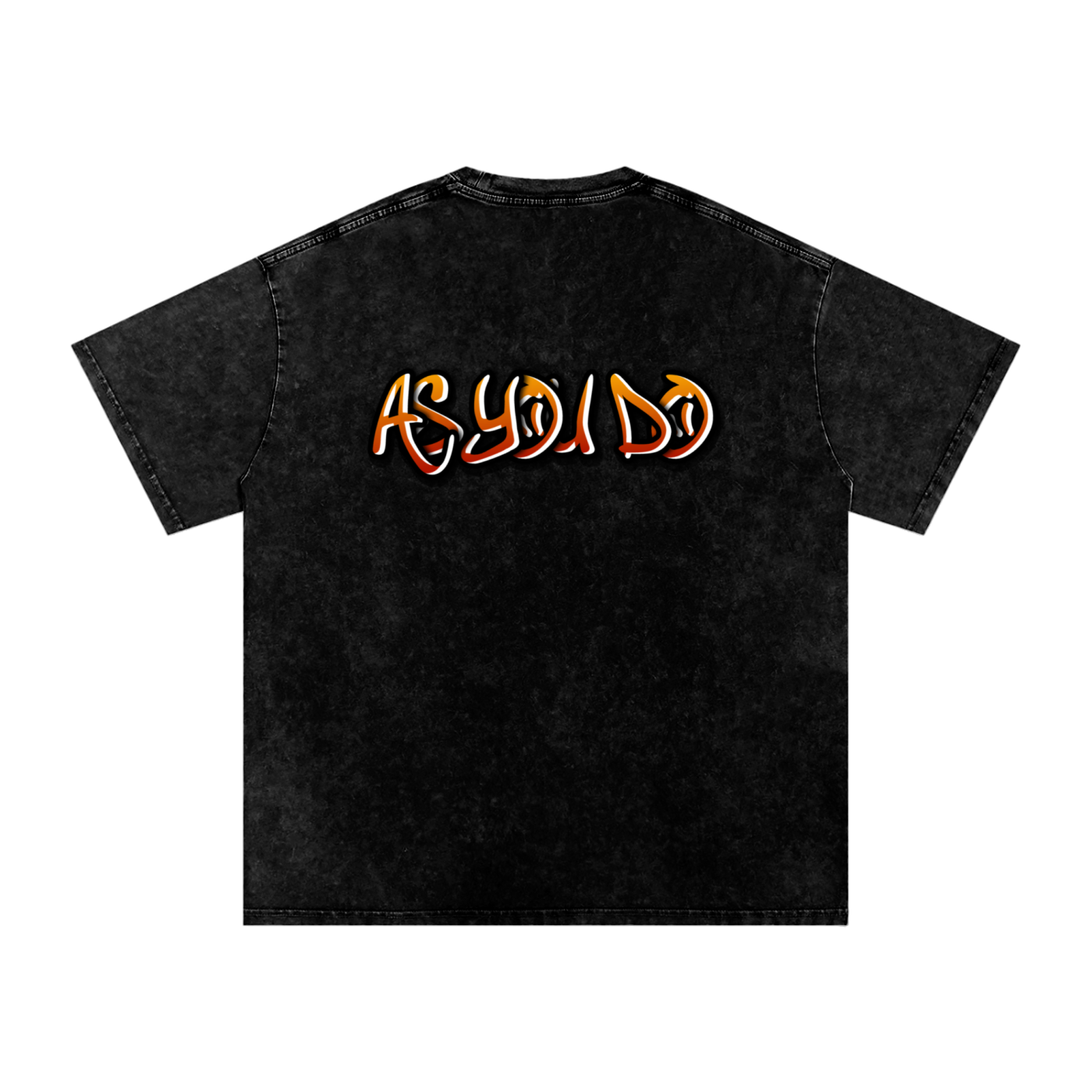 AYD - Oversized Graffiti Slogan Tee