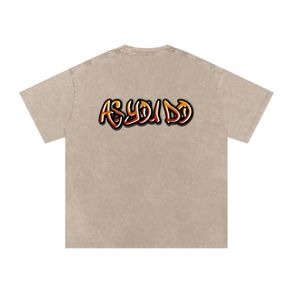 AYD - Oversized Graffiti Slogan Tee