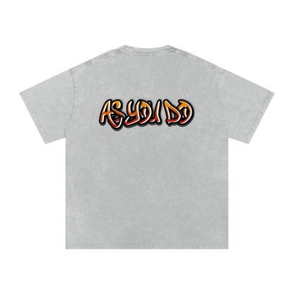 AYD - Oversized Graffiti Slogan Tee