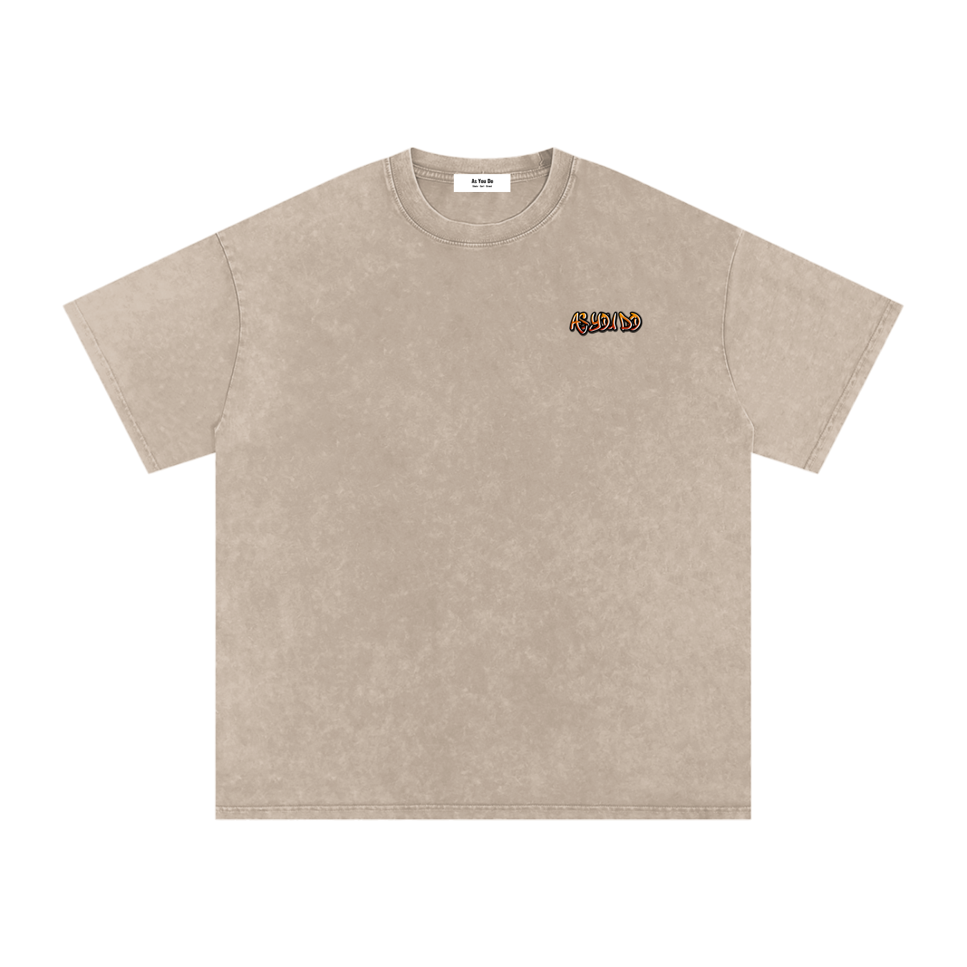 AYD - Oversized Graffiti Slogan Tee